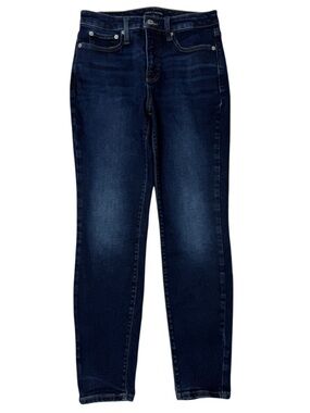 {Lucky Brand} "High Rise Skinny Curvy Bridgette" Dark Blue Slim Jeans WJ107-46